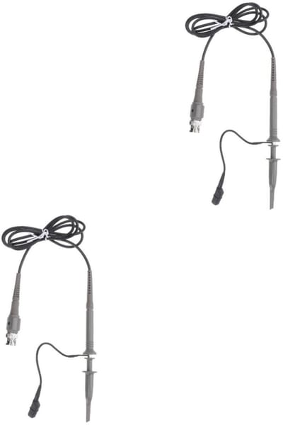 Meetkabel Set - Oscilloscoop Clips - Elektronica Testen - 100Mhz Bandbreedte - 2 Stuks - Zwart