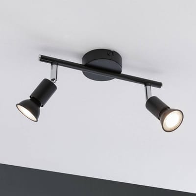Spotlight Carolina IP44 GU10 230V max. 2x10W dimbaar Antraciet, Chroom