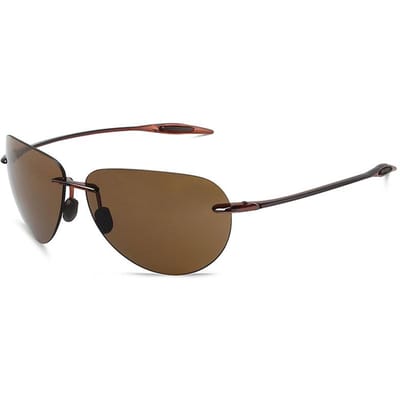 MAXJULI Lunettes de soleil ovales sans monture classiques tendance femmeshommes UV400 Incassables Conduite Sports Légères Monture Spectacle TR90 TR90 Lunettes de Soleil