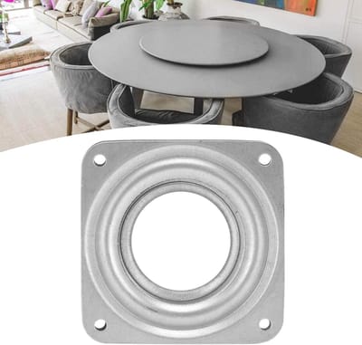 Dailygoods- Draaitafel Robuuste Roterende Lagerplaat - Vierkante Draaitafel - 360 Graden Rotatie - Vervangingsdraaiplaat - Lichtgewicht - Eenvoudig te installeren - Draaitafelblad