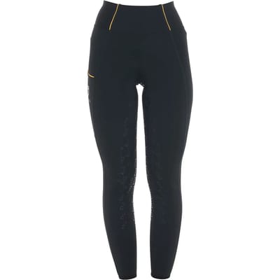 Equestro FW25 Rijlegging Fleece Dames Black L