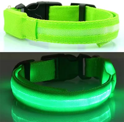 *** LED Sportarmband - Hardloop- Fiets- en Wandelmaatje - Reflecterend en Lichtgevend - 1 stuk - Groen veilig op weg - van Heble® ***