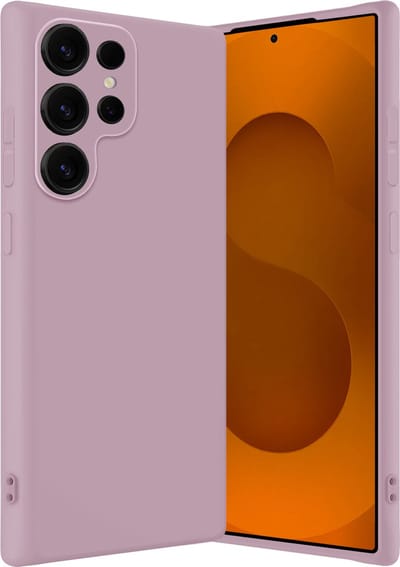 Hoes - Geschikt voor Samsung Galaxy S25 Ultra - Sterk & Shockproof - Hoesje Cover - Siliconen Case - Lila