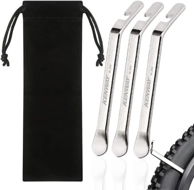 Set van 3 Fiets Bandenlichters RVS - Universele Tool voor Mountainbike en Racefiets