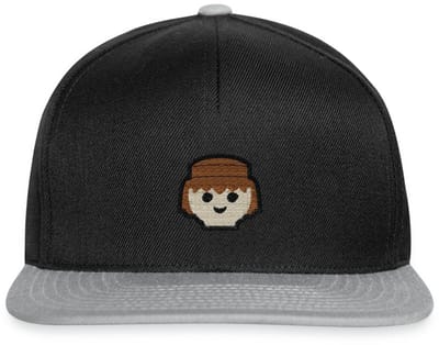 Playmobil Portret Figuur Borduurwerk Snapback cap