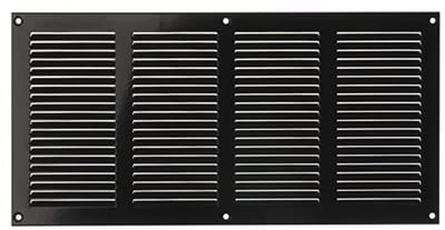 Metalen ventilatierooster met insectenbescherming 400 x 200 mm - Ventilatieoplossingen voor binnen en buiten