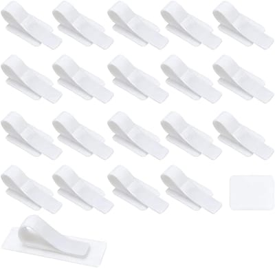 Kabel Organizer Set - Kabelclips Houder - Bureau Opruimen - Zelfklevend Systeem - 41 Stuks - Wit