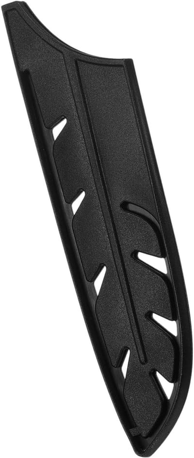 Mes Beschermende Schade Universele Blade Protector voor 5" Santoku Kookmes - Zwarte Bescherming, Veiligheid en Keukenaccessoire