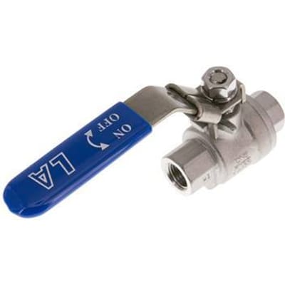 G 1/4 inch PN 63 2-Weg RVS Kogelkraan - BL2SH-M-63-014