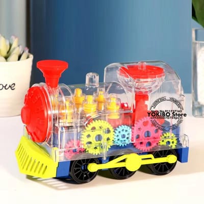 Elektrische Trein Speelgoed voor Kinderen Peuters Kruipende Trein met Licht Geluid Muziek Vroeg Educatief Speelgoed Trein Speelgoed voor Kinderen Baby Speelgoed red
