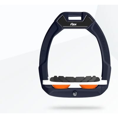 Veiligheidsstijgbeugels Rijstijl Incliné Grip Rood/Wit/Oranje Flex-On Safe-On