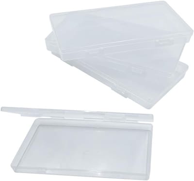 Organizer Box Set van 4 Stuks, Rectangulaire Plastic Opbergdozen voor Sieraden en Accessoires, Ideaal voor Thuis en Reis