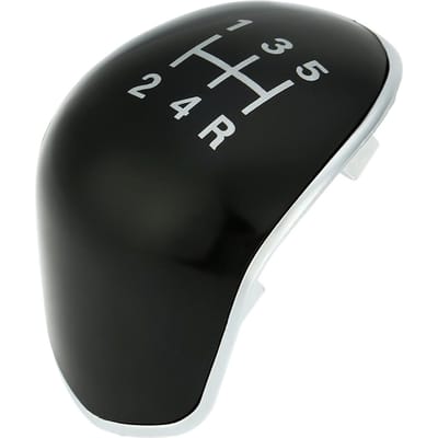 5-Traps Schakelpook Badge Embleem Dop Knop Cover Inzet Vervanging voor Ford Fiesta Focus black