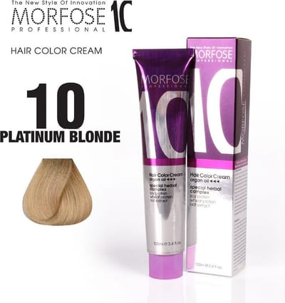 Morfose Color Cream Verf Haarverf 10 Platina Blond 100ml