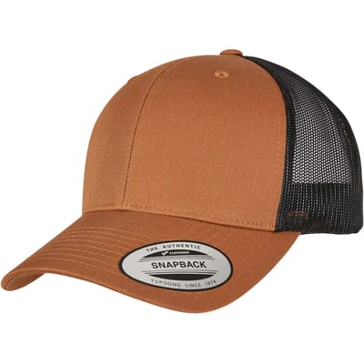 Flexfit - Retro Trucker 2Tone caramel/black one size Pet - Bruin/Zwart