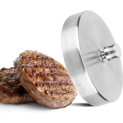 Presse à hamburger en acier inoxydable, moule à hamburger, ustensile de cuisine pour la maison white