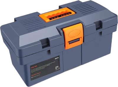 BOTC Gereedschapskoffer - Toolbox - Gereedschapskist - Cadeau voor mannen - 38*20*18 CM - Blauw