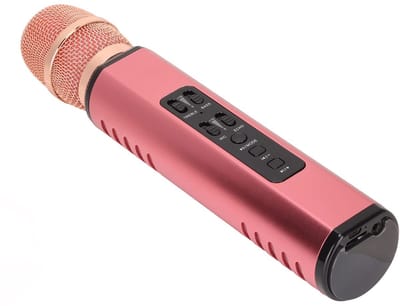 Dailygoody - Draadloze Microfoon - Bluetooth-handmicrofoon - Perfect voor Karaoke - Roze - Microfoonluidspreker - Geschikt voor Pc-smartphones