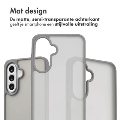 imoshion Hoesje - Geschikt voor Samsung Galaxy A36 / A56 (5G) - Color Guard Backcover - Grijs