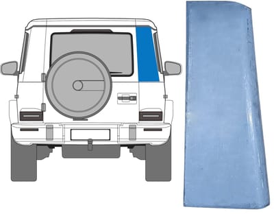 Reparatiepaneel achter hoek voor Mercedes G-Class W460 W461 W463 1979- / Rechts