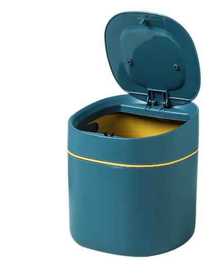 Bureau Prullenbak - Afvalemmer Organizer - Kantoor Netheid - Multifunctioneel Ontwerp - 15.5 x 13.5 cm