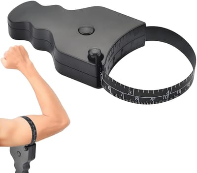 Lichaamsmeetlint - Meetlint - Lichaam Meten - Intrekbaar en Dubbelzijdig - 150 cm - Zwart