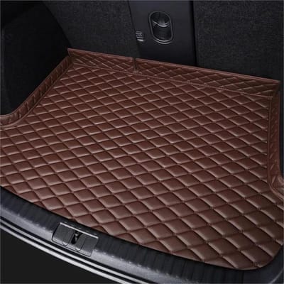 Kofferbakmat - Auto Bescherming - Vuil Vervoeren - Waterdicht PU Materiaal - Op Maat Gemaakt - Koffie