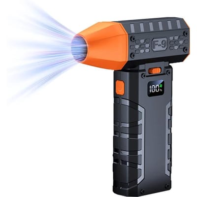 Mini Turbo Jet Ventilator 160000 RPM Digitaal Display Turbo Ventilator USB Oplaadbaar Borstelloze Motor Haardroger Krachtige Blazende Ventilator Met Hoge Snelheid Kanaalventilator