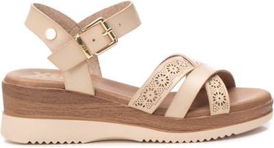 Xti 14385105 Wedgesandalen Beige EU 39 Vrouw