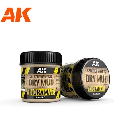 Modelverf AK Interactive Dioramas Splatter Effects Dry Mud