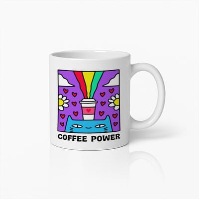 Nevolis® | Koffiemok 330ml met Uniek Design | Ontwerp Jouw Eigen Mok | Handgemaakt Cadeau voor Koffieliefhebbers | Gepersonaliseerd op Aanvraag | Enkel of Grote Bestelling