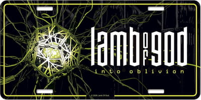 Lamb of God - Into Oblivion - USA Nummerplaat