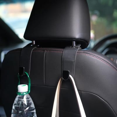 Handige Auto Haakjes voor Handtassen en Winkelmanden - 2 Stuks Universele Hoofdsteun Haken voor Organisatie in de Auto