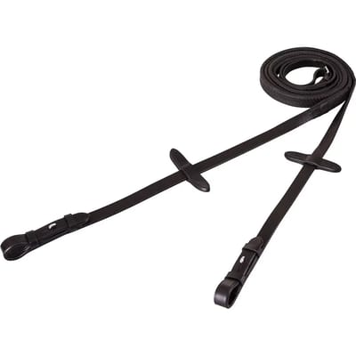 Ronde rubberen teugels met blinde lus BR Equitation Eventa Pro Grip