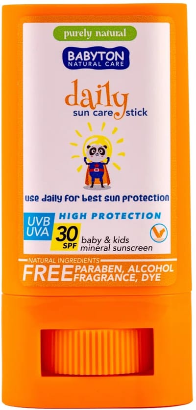 BABYTON - Natuurlijke Zonnecrème - Zonnebrandcrème Baby en Kind - Transparante Stick - 20g