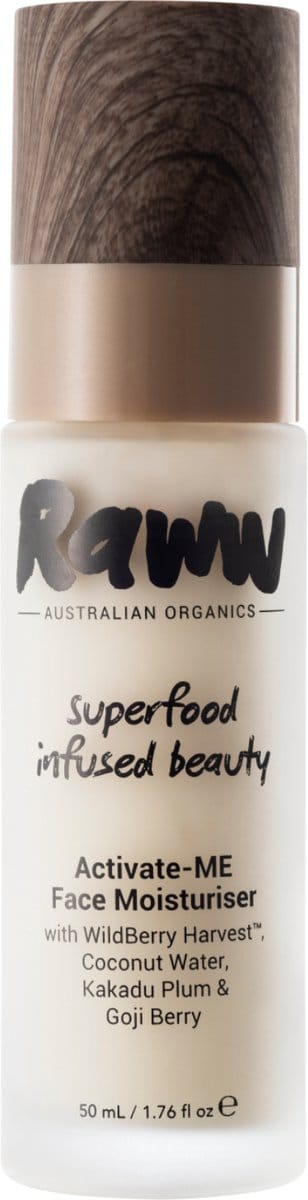 RAWW Activate-Me Face Moisturiser - Dag- & Nachtcrème - Herstelt - Verzorgd - Beschermd - 50ml