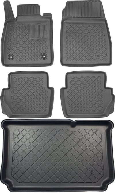 Aristar Autoserie - Kofferbakmat en Automatten - Ford Fiesta VII Hatchback - Zwart - 2017