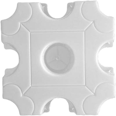 Betonnen Stapsteen Mallen - Tuinpad Vormen - Terras Bestraten - Herbruikbaar Kunststof - 30x30x7cm