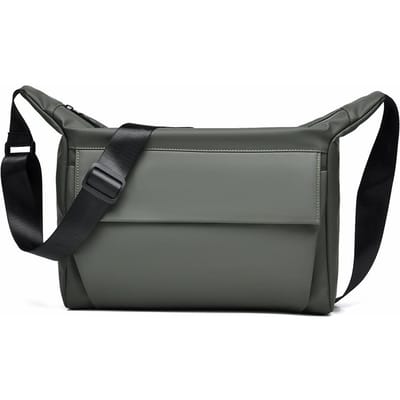 Grote Postbode Tas Eenvoudige Effen Kleur Crossbody Tas Mannen