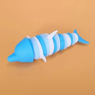 Stressverlichtende Speeltjes Fidget Speeltjes Kinderen Volwassenen Grappige Gesp Slak Dolfijn Haai Angst Antistress Squishy Speeltje Sleutelhanger Accessoires