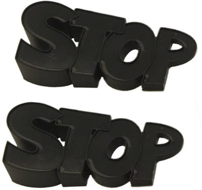 Allecto - Deurstopper - Decoratieve Deurstop - Antislip - Zwart