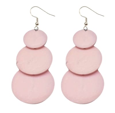Zilveren -Pixi -oorbellen -baby roze- Lange oorbellen- Charme Bijoux