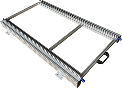 Aluminium schuifframe voor camper 90x40 cm - 130 kg draagvermogen