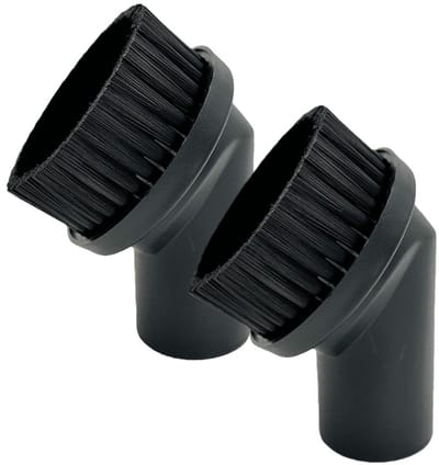 Stofzuigerborstel 35 mm - 2 Stuks Meubelborstel met Zachte Borstelharen - Geschikt voor Philips, Miele, Bosch, Siemens, AEG & Rowenta