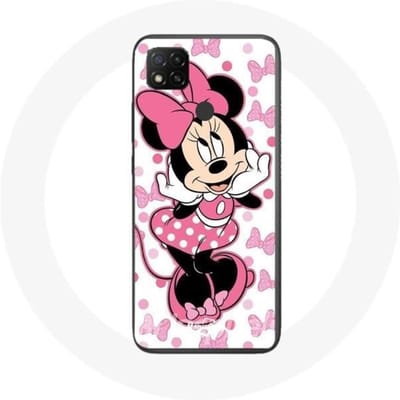 Xiaomi Redmi 9C hoesje Minnie Mouse schattig cartoon roze roze