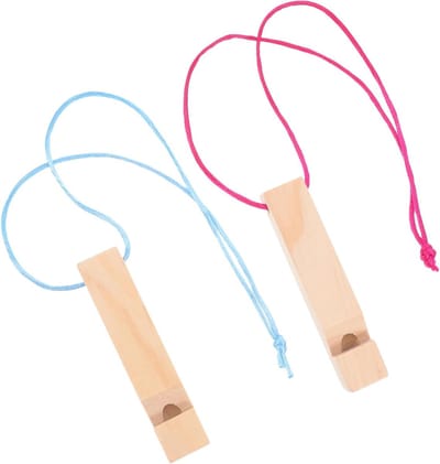 Muzikaal Speelgoed Set - Fluitjes Set - Creatieve Muziek - Zelf Te Schilderen - 10 cm Lengte - Gemengde Kleuren