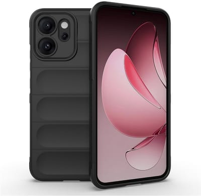 Coverup Hoesje - Geschikt voor OPPO Reno14 F / FS Hoesje - Coverup Hands-On Rugged Back Cover - Zwart