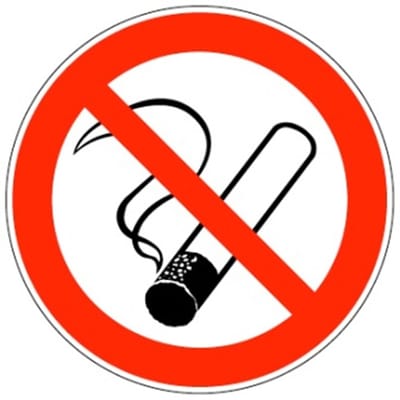 Picto Roken Verboden Sticker 90 Mm 3231.01