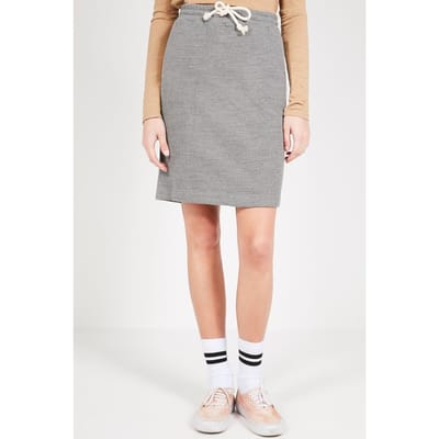 American Vintage Eliotim Skirt Gris Chine Size: S | Mini Skirts Outlet | Dames | Grijs