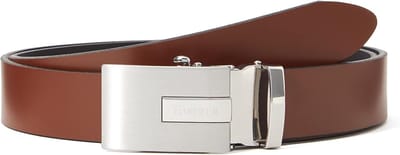 Leren Herenriem met Automatische Gesp - 3 cm Breed